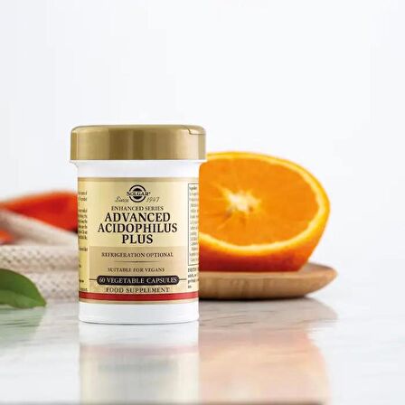 Solgar Advanced Acidophilus Plus 60 V-Kapsül 2 Adet