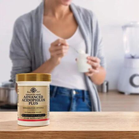 Solgar Advanced Acidophilus Plus 60 V-Kapsül 2 Adet