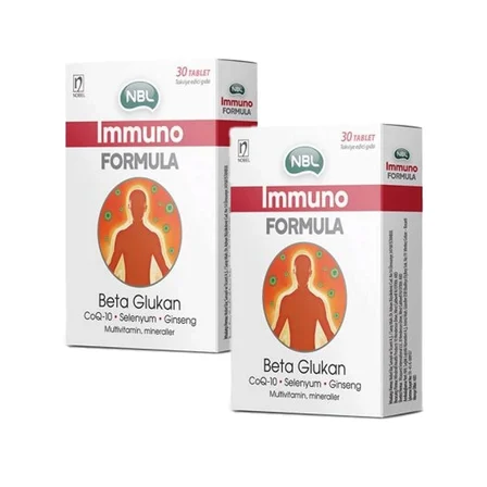 NBL Immuno Formula Selenyum Beta Glukan 30 Tablet 2 Adet