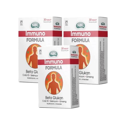 NBL Immuno Formula Selenyum Beta Glukan 30 Tablet 3 Adet