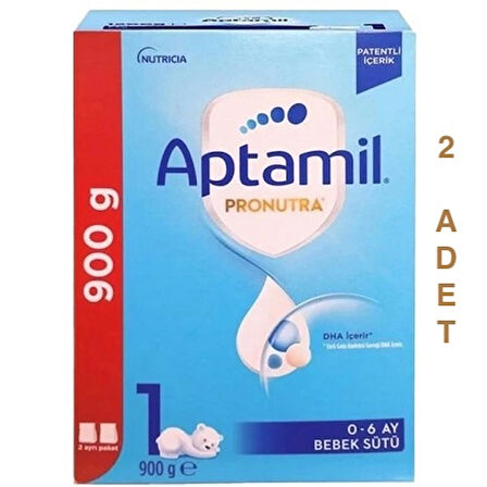 Aptamil Pronutra 1 Bebek Sütü Kutu 900 gr 2 Adet