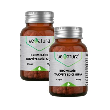 Venatura Bromelain 60 Kapsül 2 Adet