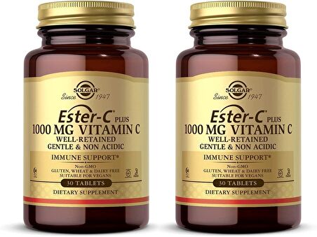Solgar Ester-C Plus 1000 mg 30 Tablet 2 Adet