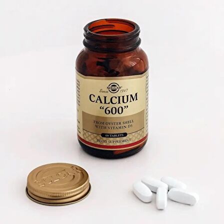 Solgar Calcium Oyster Shell 600 mg 60 Tablet 3 Adet