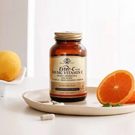 Solgar Ester-C 500 mg 100 Kapsül 3 Adet