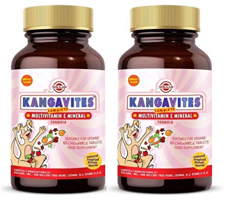 Solgar Kangavites Multivitamin & Mineral 60 Tablet 2 Adet