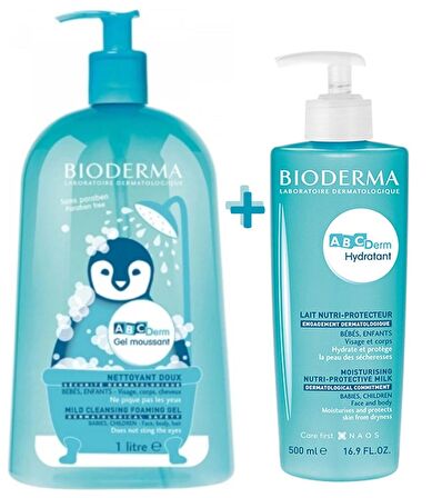 Bioderma Abcderm Göz Yakmayan Çiçek Özlü Saç ve Vücut Şampuanı 500 ml