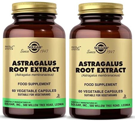 Solgar Astragalus Root 60 Kapsül 2 Adet