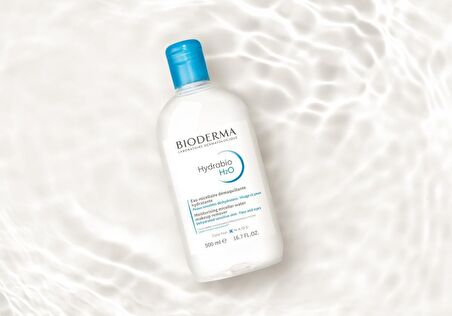 Bioderma Hydrabio Karma ve Yağlı Cilt için Temizleyici Yüz Temizleme Suyu 500 ml & Nemlendirici Krem 40 ml 