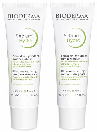 Bioderma Sebium Hydra Cream 40 ml 2 Adet