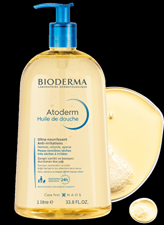 Bioderma Atoderm Huile De Douche Shower Oil 1000 ml 2 Adet