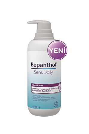 Bepanthol Nemlendirici-Onarıcı B5 Provitaminli Kuru-Atopik Ciltler için  Vücut Kremi 400 ml & Bepanthol Derma Onarıcı Bakım Merhemi 50 g 