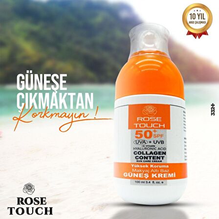 ROSE TOUCH GÜNEŞ KREMİ 100 ML 3 Adet