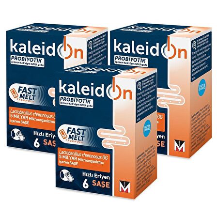 Kaleidon Probiyotik Fast Melt Formula 6 Saşe 3 Adet