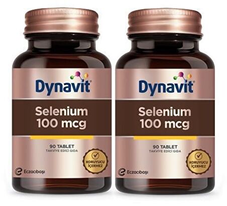 Dynavit Selenium 100 mcg 90 Tablet 2 Adet