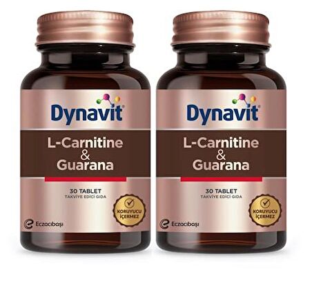 Dynavit L-Carnitine & Guarana 30 Tablet 2 Adet