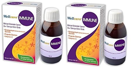 Wellcare Immune Şurup 150 ml 2 Adet