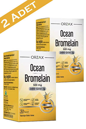 Ocean Bromelain 30 Kapsül 2 Adet
