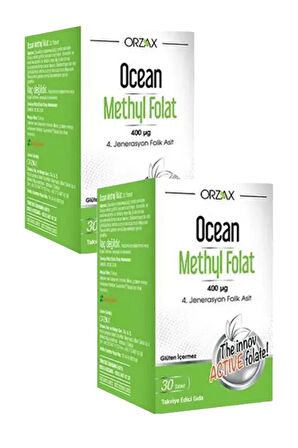 Ocean Methyl Folat 30 Tablet 2 Adet