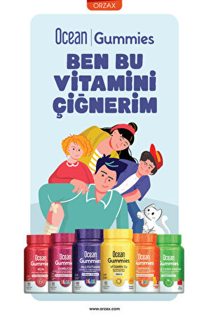 Ocean Gummies Defence 60 Adet Çiğnenebilir Form 2 Adet