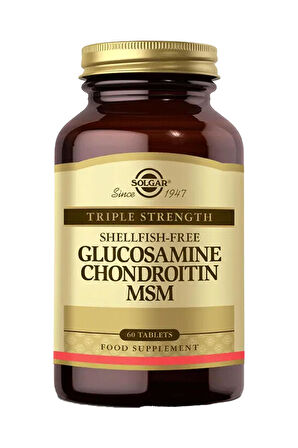 Solgar Glucosamine Chondroitin MSM 60 Tablet 2 ADET
