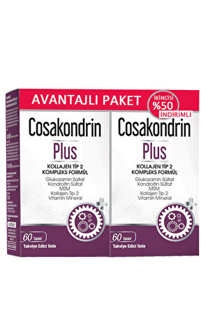 Cosakondrin Plus 60 Tablet - İkincisi %50 İndirimli