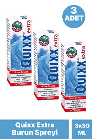 Quixx Extra Burun Spreyi 30 ml 3 Adet