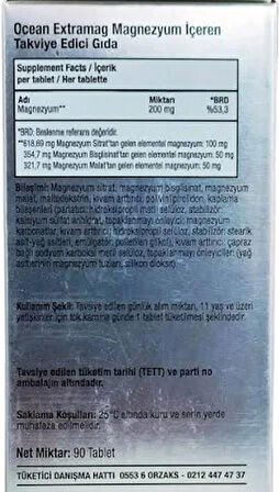 Ocean Extramag 90 Tablet 2 Adet