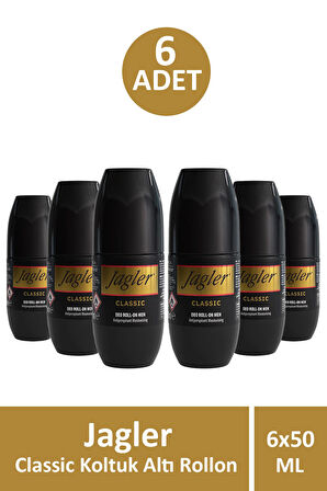 Jagler Bay Classic Koltuk Altı Rollon 50 ml 6 Adet