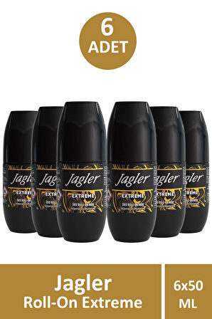 Jagler Roll-On Extreme Erkek 50 ml 6 Adet