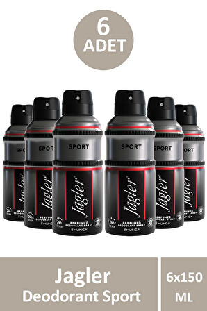 Jagler Deodorant Sport 150 ml 6 Adet