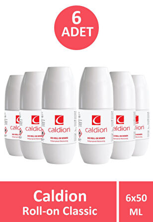 Caldion Roll-On Kadın 50 ml 6 Adet