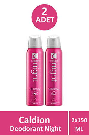 Caldion Deodorant Night Kadın 150 ml 2 Adet