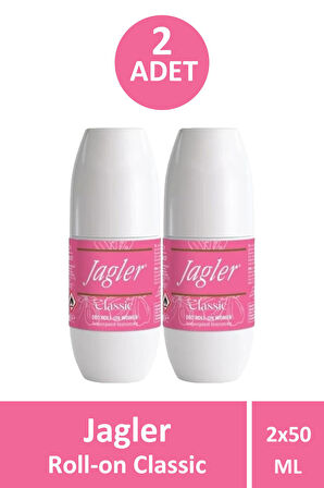 Jagler Classic Bayan Koltuk Altı Rollon 50 ml 2 Adet