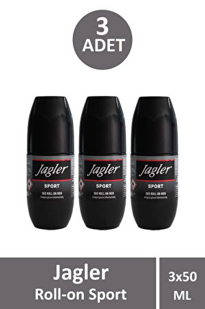 Jagler Sport Erkek Roll-On 50 ml 3 Adet
