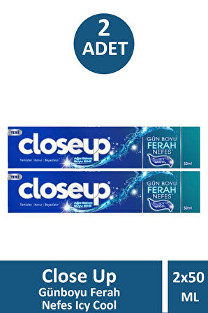 Close Up Günboyu Ferah Nefes Icy Cool 50 ml 2 Adet