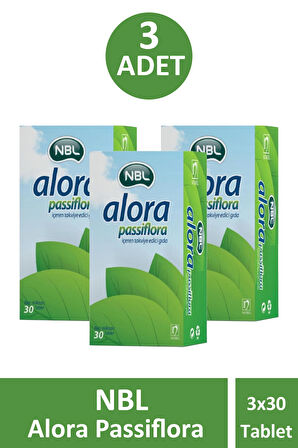 NBL Alora Passiflora 30 Tablet 3 Adet