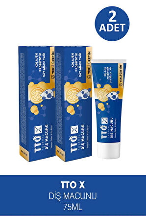 Tto X Probiyotik Diş Macunu 75 ml 2 Adet