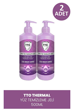 TTO Yüz Temizleme Jeli 500 ml 2 Adet