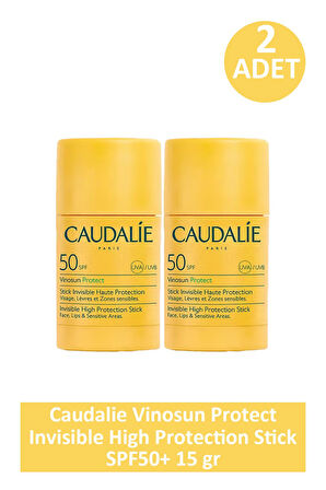 Caudalie Vinosun Protect Invisible High Protection Stick SPF50+ 15 gr 2 Adet