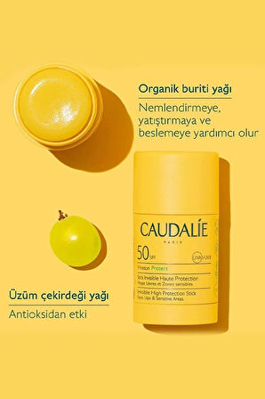 Caudalie Vinosun Protect Invisible High Protection Stick SPF50+ 15 gr 2 Adet