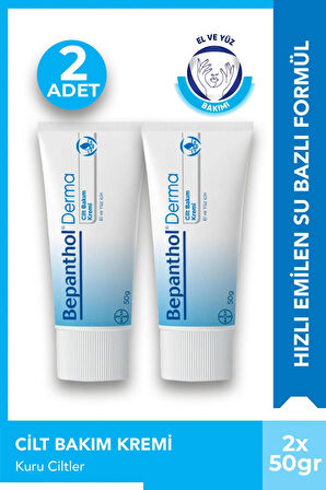 Bepanthol Derma Cilt Bakım Kremi 50 gr 2 Adet