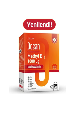 Ocean Methyl Cobalamin B12 Sprey 10 ml 3 Adet