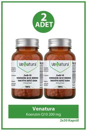 Venatura Koenzim Q10 200 mg 30 Kapsül 2 Adet