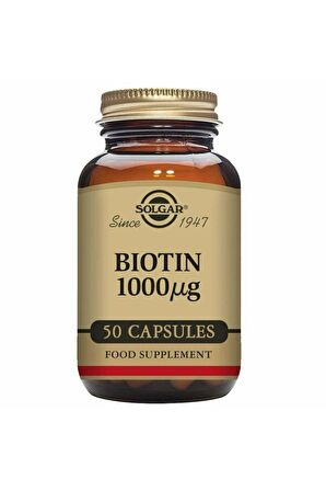 Solgar Hyaluronic Acid Collagen Complex 30 Tablet+Solgar Biotin 1000 mcg 50 Kapsül