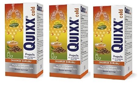 Quixx Cold Propolis Şurup 100 ml 3 Adet