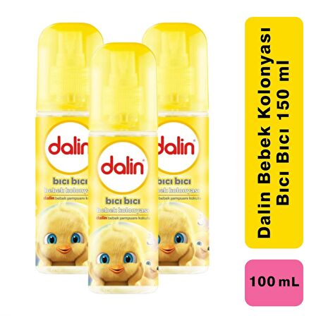 Dalin Bıcı Bıcı Kolonya 100 ml 3 Adet