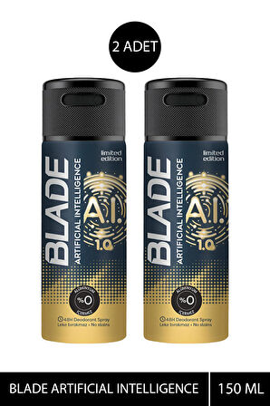 Blade A.İ. Deodorant 1.0. 150 ml 2 Adet