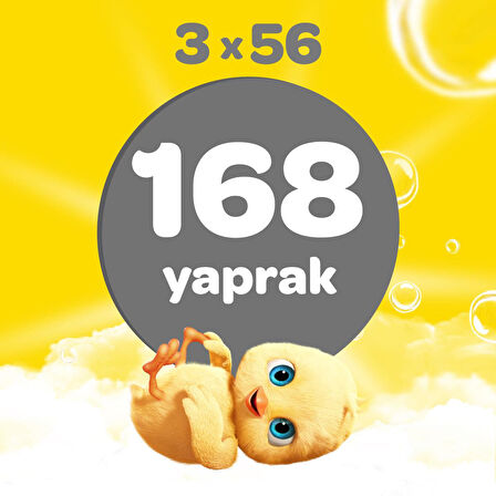 Dalin Islak Havlu 56 Yaprak 3 Adet