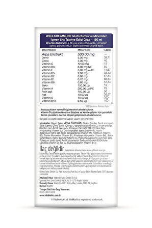 Wellkid İmmune Liquid 150 ml 3 Adet